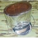 Котелок c ручками на крышке (розница) из нержавеющей стали